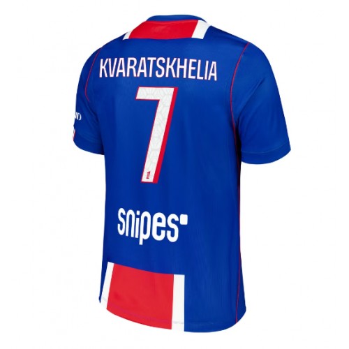 Paris Saint-Germain Khvicha Kvaratskhelia #7 Kotipaita 2026-27 Lyhythihainen